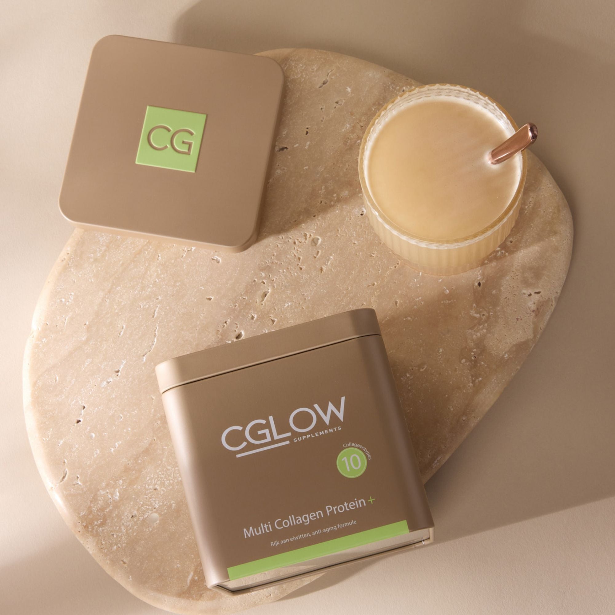 CGlow Multi Collagen Protein+: 10 typen collageen in één scoop